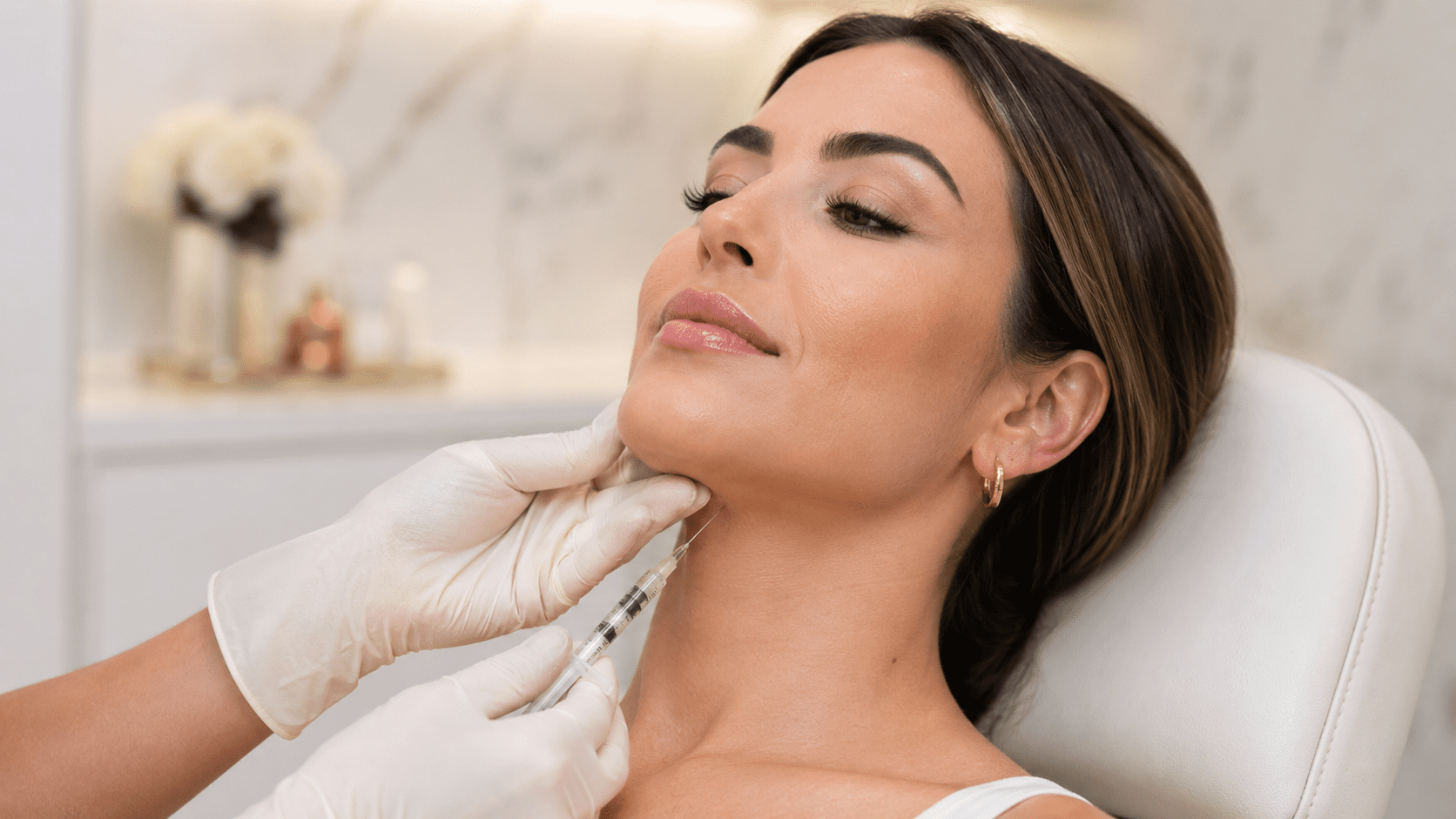 Kybella dissolves fat in your chin and jawline
